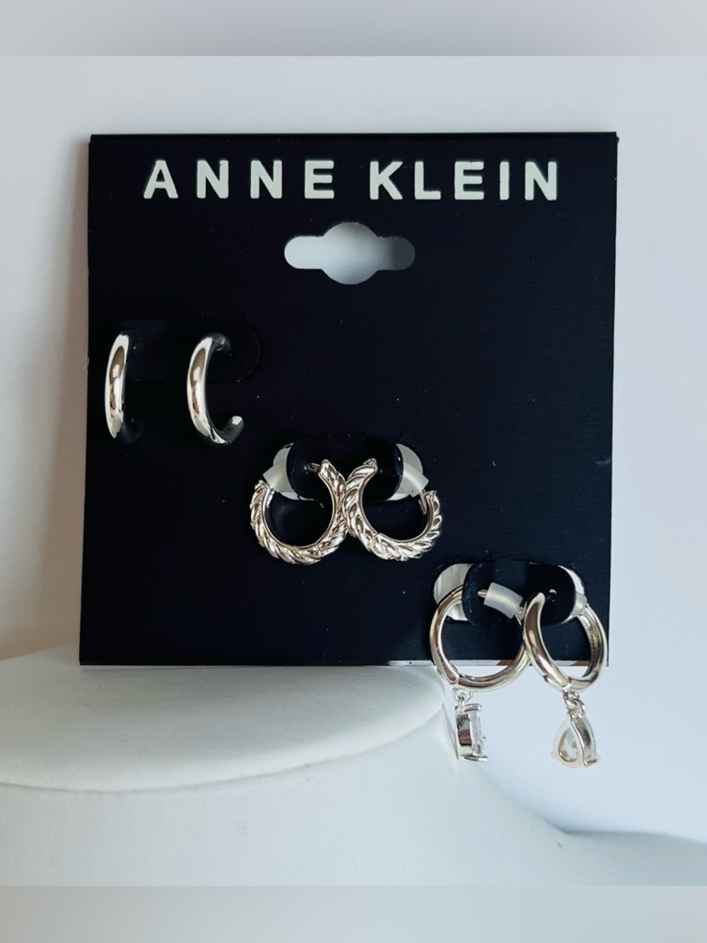 Anne Klein Silver Earrings